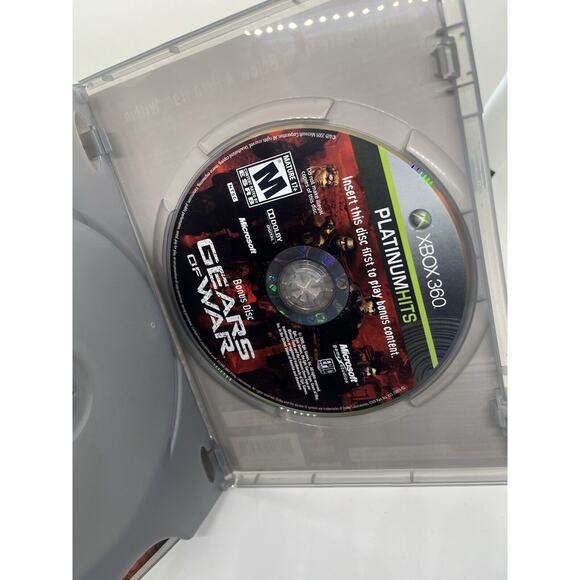 Gears of War + Bonus Disc Xbox 360, 2009 Complete CIB With Manual Tested Working - Picture 6 of 6